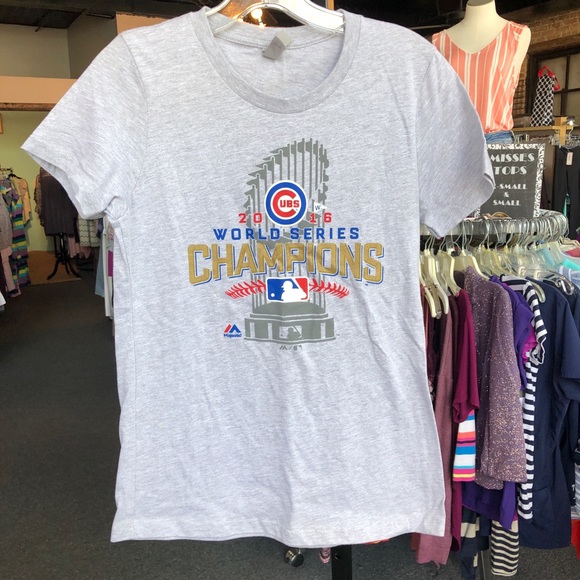 cubs world series polo shirt